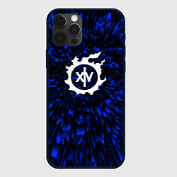 Чехол для iPhone 12 Pro Final Fantasy blue energy, цвет: 3D-черный