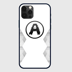 Чехол для iPhone 12 Pro Aerosmith white poly, цвет: 3D-черный