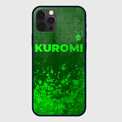 Чехол iPhone 12 Pro Kuromi - green gradient посередине