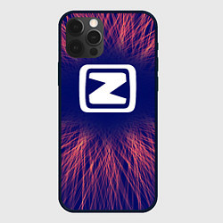 Чехол для iPhone 12 Pro Zotye red energy, цвет: 3D-черный
