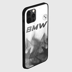 Чехол для iPhone 12 Pro BMW - white gradient посередине, цвет: 3D-черный — фото 2