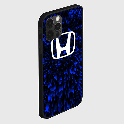 Чехол iPhone 12 Pro Honda blue energy / 3D-Черный – фото 2