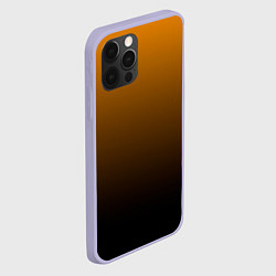 Чехол для iPhone 12 Pro Orange gradient, цвет: 3D-светло-сиреневый — фото 2