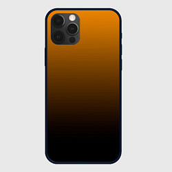 Чехол для iPhone 12 Pro Orange gradient, цвет: 3D-черный