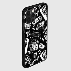 Чехол для iPhone 12 Pro Retro gamer pattern, цвет: 3D-черный — фото 2
