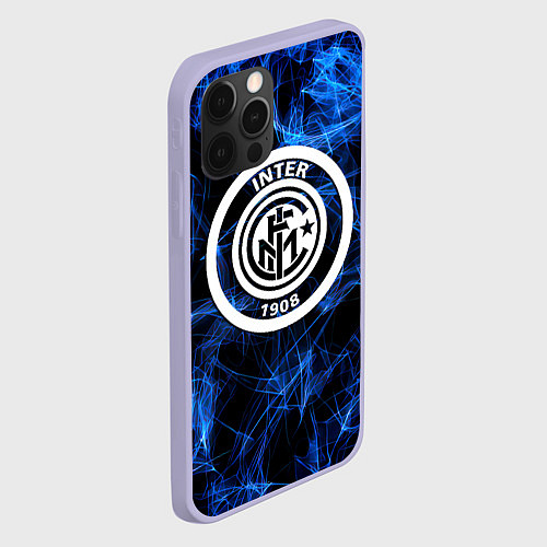 Чехол iPhone 12 Pro Inter smoke neon / 3D-Светло-сиреневый – фото 2