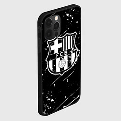 Чехол для iPhone 12 Pro Barcelona краски белые, цвет: 3D-черный — фото 2
