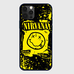 Чехол для iPhone 12 Pro Nirvana smile 1987, цвет: 3D-черный