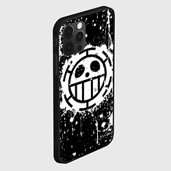 Чехол для iPhone 12 Pro Пираты сердца - лого, цвет: 3D-черный — фото 2