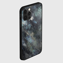 Чехол для iPhone 12 Pro Абстракция - dark oil painting, цвет: 3D-черный — фото 2