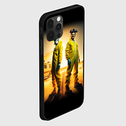 Чехол для iPhone 12 Pro Хайзенберг и Бендер пустились во все тяжкие, цвет: 3D-черный — фото 2