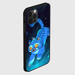 Чехол для iPhone 12 Pro Blue tiger and a six eyed magpie, цвет: 3D-черный — фото 2