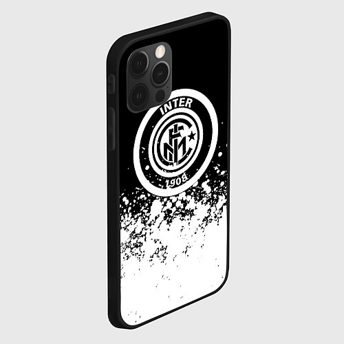Чехол iPhone 12 Pro Inter краски / 3D-Черный – фото 2