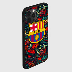 Чехол для iPhone 12 Pro Barcelona japan tatoo, цвет: 3D-черный — фото 2