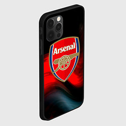 Чехол для iPhone 12 Pro Арсенал абстракция аолна, цвет: 3D-черный — фото 2