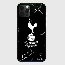 Чехол для iPhone 12 Pro Тоттенхэм Хотспур молнии, цвет: 3D-черный