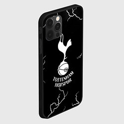 Чехол для iPhone 12 Pro Тоттенхэм Хотспур молнии, цвет: 3D-черный — фото 2