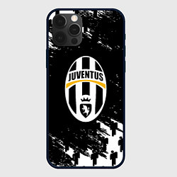 Чехол для iPhone 12 Pro Ювентус пипл краски, цвет: 3D-черный