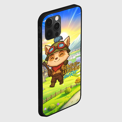 Чехол iPhone 12 Pro League of legends Тимо / 3D-Черный – фото 2