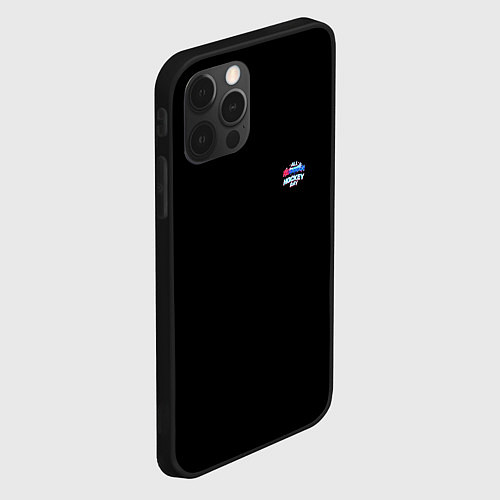 Чехол iPhone 12 Pro Hockey day / 3D-Черный – фото 2
