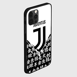 Чехол для iPhone 12 Pro Juventus символы китайские, цвет: 3D-черный — фото 2