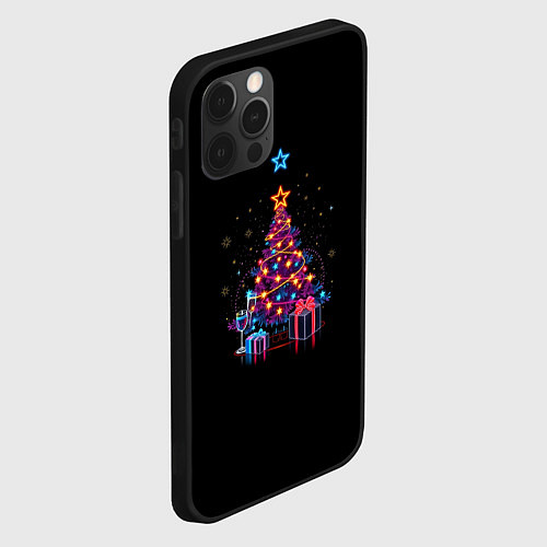 Чехол iPhone 12 Pro Christmas gifts / 3D-Черный – фото 2