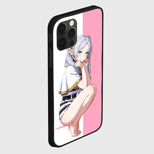 Чехол iPhone 12 Pro Эльф Фрирен / 3D-Черный – фото 2