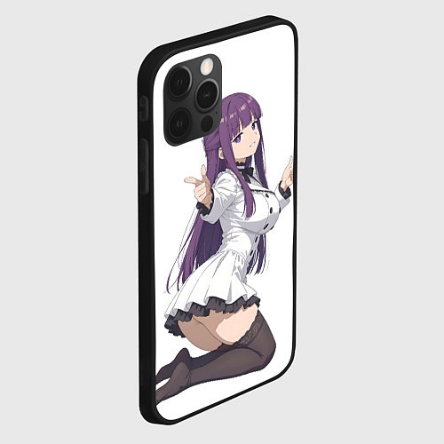 Чехол iPhone 12 Pro Волшебница Ферн / 3D-Черный – фото 2