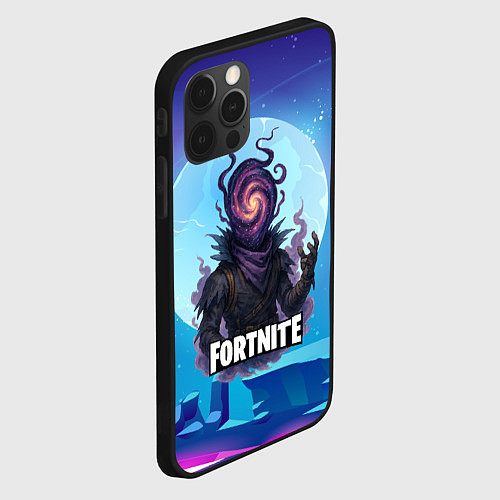 Чехол iPhone 12 Pro Рейвен Fortnite / 3D-Черный – фото 2