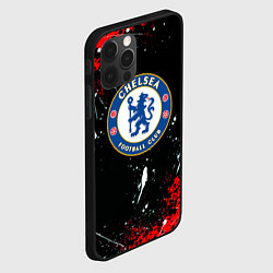 Чехол для iPhone 12 Pro Chelsea брызги красок текстура, цвет: 3D-черный — фото 2