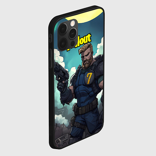 Чехол iPhone 12 Pro Fallout седьмой / 3D-Черный – фото 2