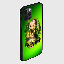 Чехол для iPhone 12 Pro Нахида Genshin Impact, цвет: 3D-черный — фото 2