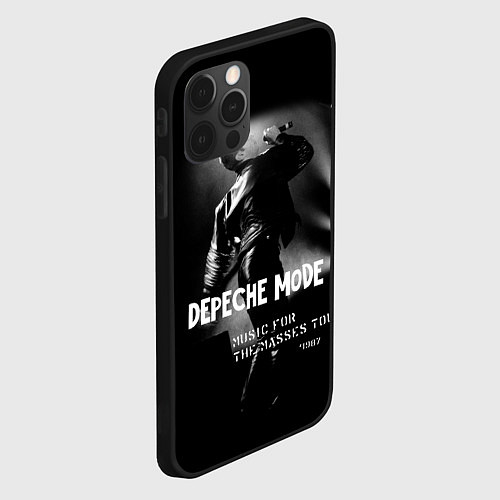 Чехол iPhone 12 Pro Depeche Mode - Music for the Masses tour / 3D-Черный – фото 2