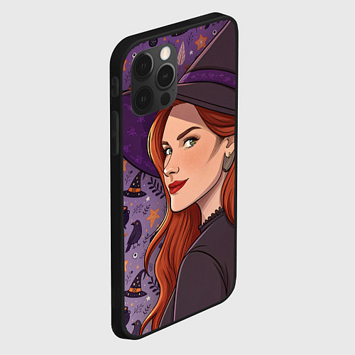 Чехол iPhone 12 Pro Wich / 3D-Черный – фото 2