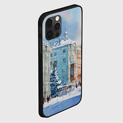 Чехол для iPhone 12 Pro Зимний Питер, цвет: 3D-черный — фото 2