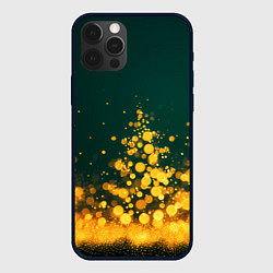 Чехол iPhone 12 Pro Новогодние елочки из боке