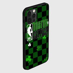 Чехол для iPhone 12 Pro NBA Boston Celtics, цвет: 3D-черный — фото 2