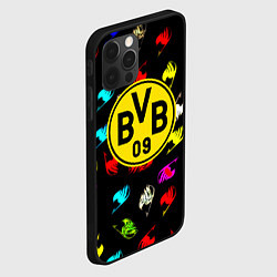 Чехол для iPhone 12 Pro Borussia хвост феи неон, цвет: 3D-черный — фото 2