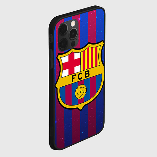 Чехол iPhone 12 Pro Barcelona / 3D-Черный – фото 2
