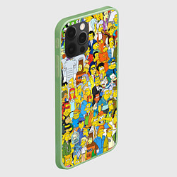 Чехол для iPhone 12 Pro Simpsons Stories, цвет: 3D-салатовый — фото 2