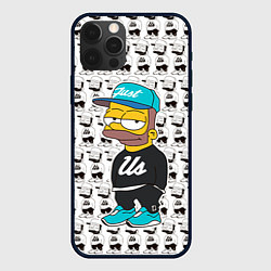 Чехол для iPhone 12 Pro Bart Just Us, цвет: 3D-черный