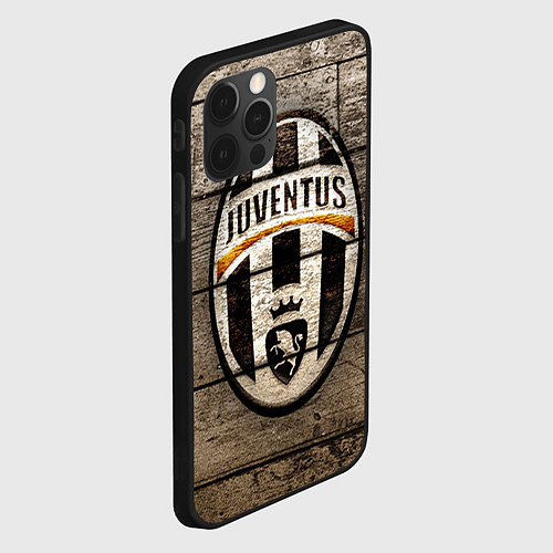 Чехол iPhone 12 Pro Juventus / 3D-Черный – фото 2