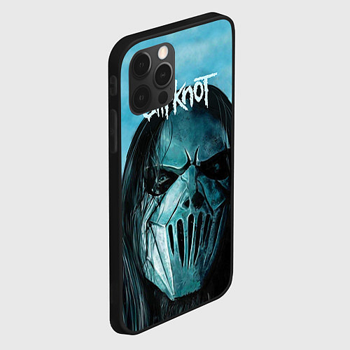 Чехол iPhone 12 Pro Slipknot / 3D-Черный – фото 2