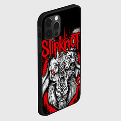 Чехол для iPhone 12 Pro Slipknot, цвет: 3D-черный — фото 2