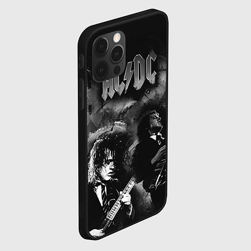 Чехол iPhone 12 Pro AC/DC / 3D-Черный – фото 2