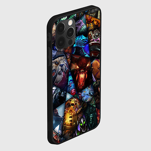 Чехол iPhone 12 Pro Dota 2: All Pick / 3D-Черный – фото 2