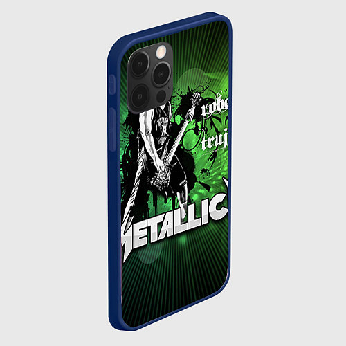 Чехол iPhone 12 Pro Metallica: Robert Trujillo / 3D-Тёмно-синий – фото 2