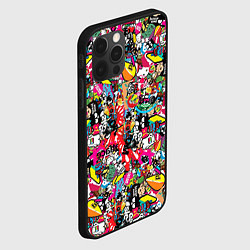 Чехол для iPhone 12 Pro Стикербомбинг, цвет: 3D-черный — фото 2
