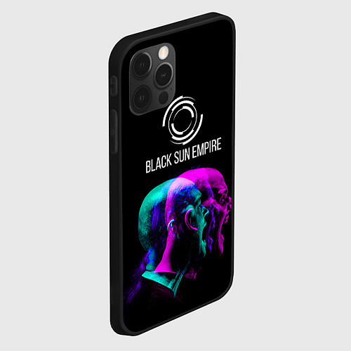 Чехол iPhone 12 Pro Black Sun Empire Rage / 3D-Черный – фото 2