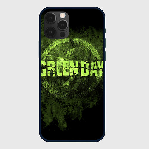 Чехол iPhone 12 Pro Green Day: Acid Voltage / 3D-Черный – фото 1